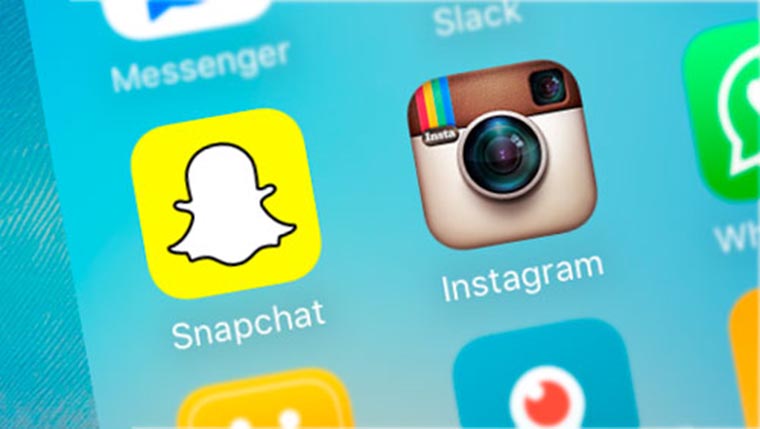 Aplicativos - Instagram e Snapchat