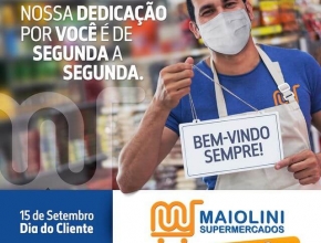 Arte criada para o #DiadoCliente. Cliente: @MaioliniSantaCruz.