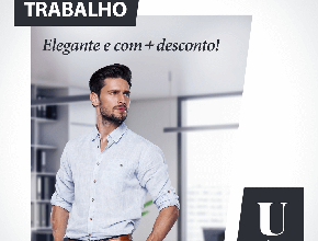 Volta ao trabalho, elegante e com mais desconto.