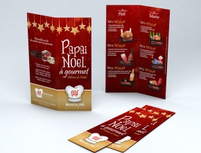 Folder de Natal criado para o Maiolini Gourmet 