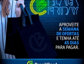 Arte criada para a #BlackFriday 🖤. Cliente: @BrasilCardOficial.