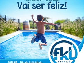 Arte criada para o #DiaMundialdaFelicidade - 20 de Março. Cliente: @FibrasFKL.