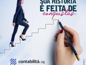 Arte criada para o #DiaInternacionaldaMulher. Cliente: @Contabilita.SIG.