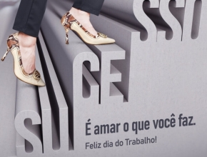 Arte criada para o #DiadoTrabalho. Cliente: @CalcadosBonfim.