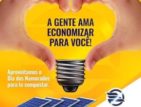 Arte criada para o #DiadosNamorados. Cliente: @AladdinEnergy.