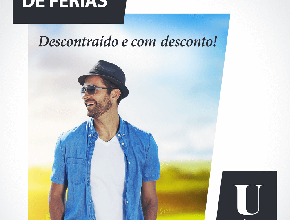Descontraído e com desconto.