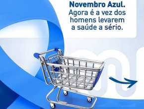 Arte criada para o #NovembroAzul. 💙 Cliente: @MaioliniSantaCruz.