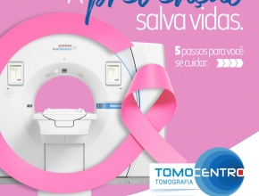 Arte criada para o #OutubroRosa. 🎀 Cliente: @TomocentroTomografia.