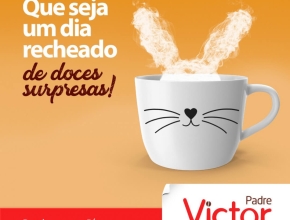 Arte criada para a #Páscoa. Cliente: @PadreVictorCafe.