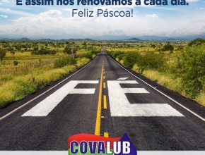 Arte criada para a #Páscoa. Cliente: @Covalub.
