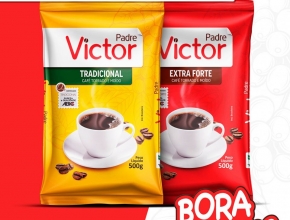 novidades na embalagens do café padre victor