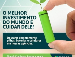 Preservar o #MeioAmbiente é preservar a #Vida! Campanha criada para o Projeto de #Sustentabilidade @SicoobCredivass.